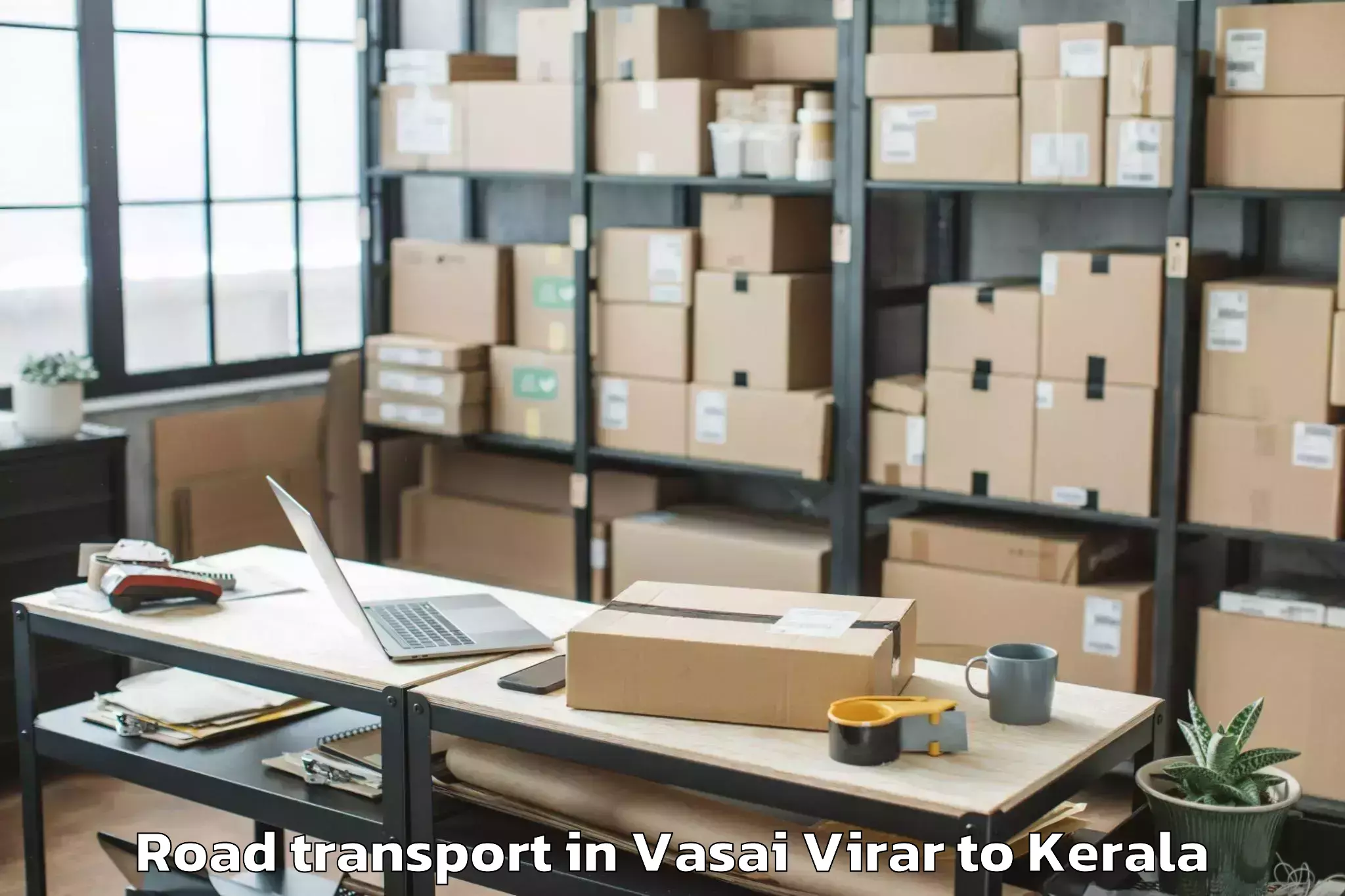 Affordable Vasai Virar to Selex Mall Thrissur Road Transport